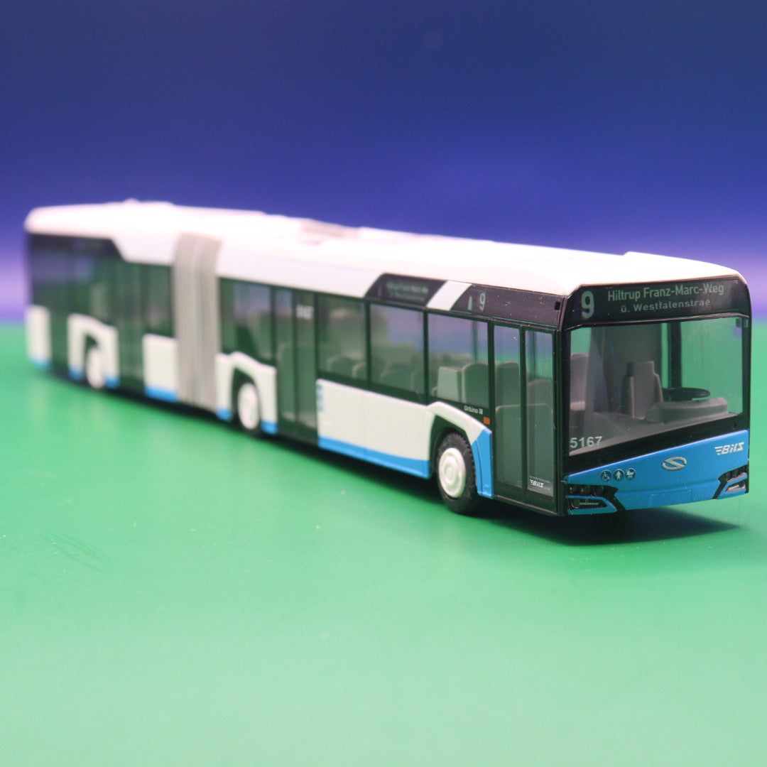 Solaris Urbino 18 - Verkehrsbetriebe Bils - Linie 9 - Modellbus Rietze (Ohne OVP / Zurüstteile)