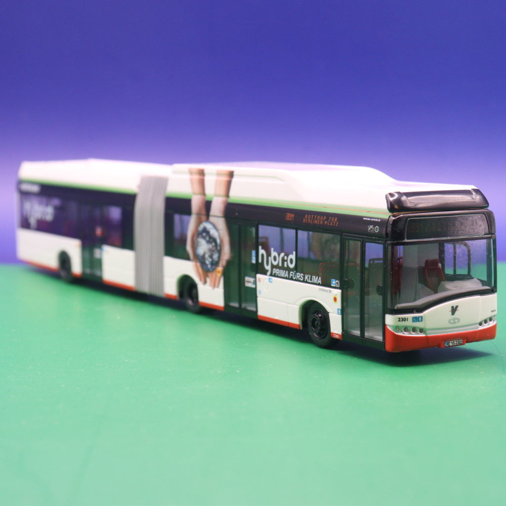 Solaris Urbino 18 Hybrid - Vestische - Linie SB91 Bottrop ZOB Berliner Platz - Modellbus Rietze 69101