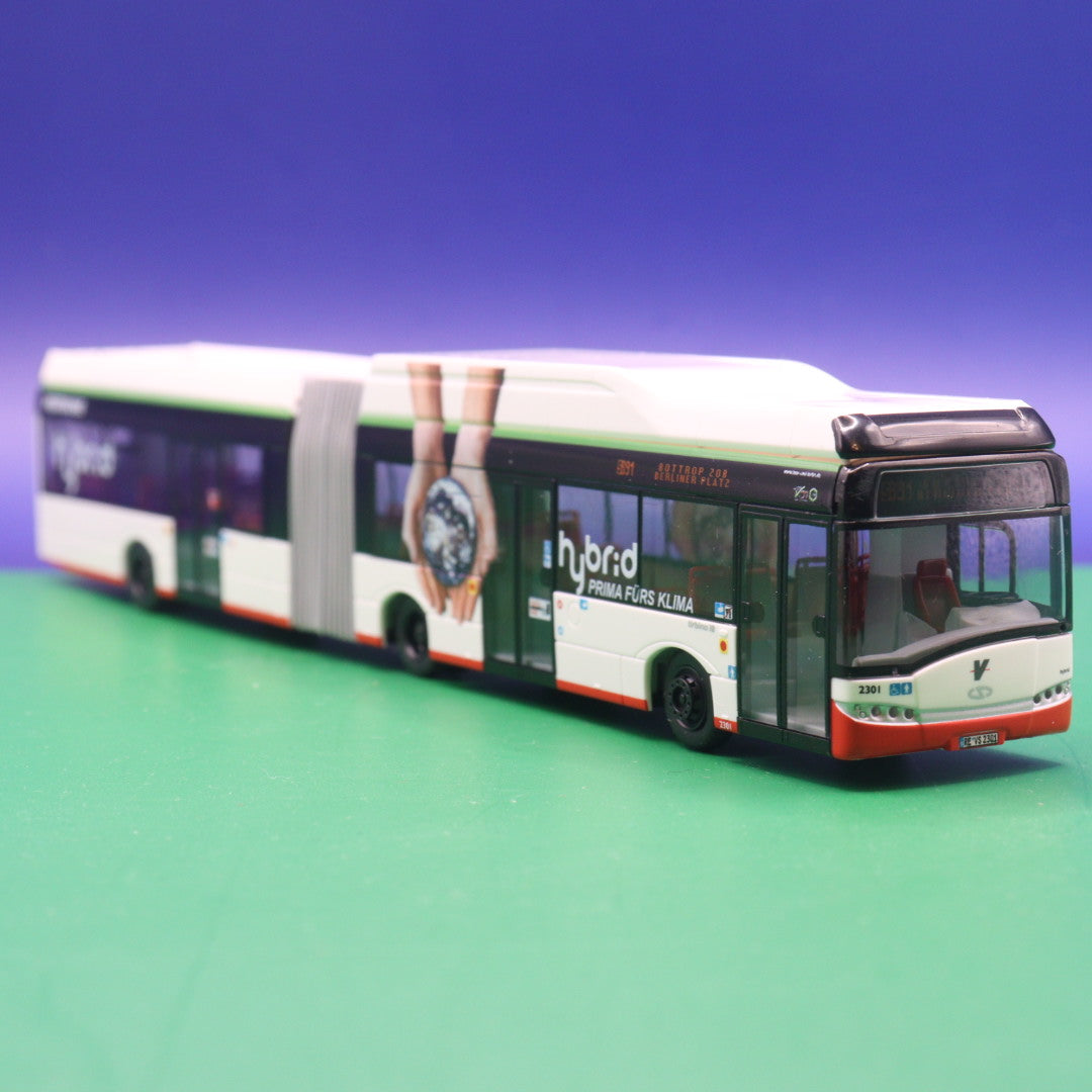 Solaris Urbino 18 Hybrid - Vestische - Linie SB91 Bottrop ZOB Berliner Platz - Modellbus Rietze 69101