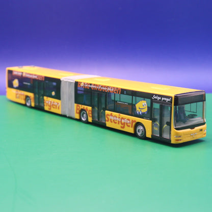 MAN Lions City G - Mainzer Mobilität - Mainzigartig Mobil, Bitte einsteigen - Linie 45 Wiesbaden John F Kennedy Str - Modellbus Rietze 67216