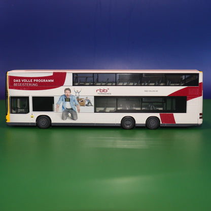 MAN Lions City DL07 - BVG Berlin - rbb Fernsehen - Ohne Zurüstteile - Modellbus Rietze