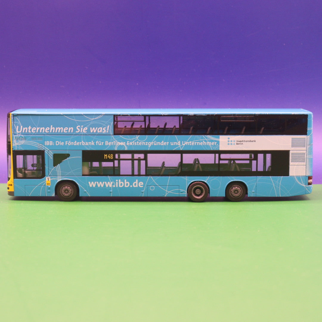 MAN Lions City A 39 DL 07 - BVG Berlin - ibb Förderbank - Modellbus Rietze 67716