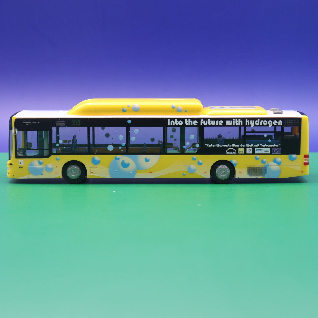 MAN NL 270 H² (Wasserstoff) - BVG Berlin - Sondermodell aus 2008 - Modellbus Rietze 66268 (gebraucht)