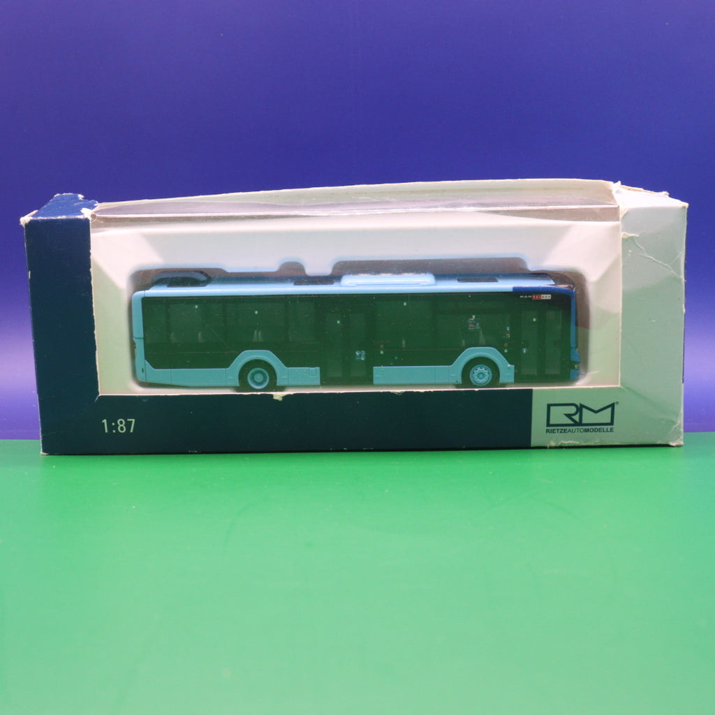 MAN New Lions City 12 - Delbus Delmenhorst - Linie 207 Schwalbenflucht - Modellbus Rietze 75320 (OVP BESCHÄDIGT)