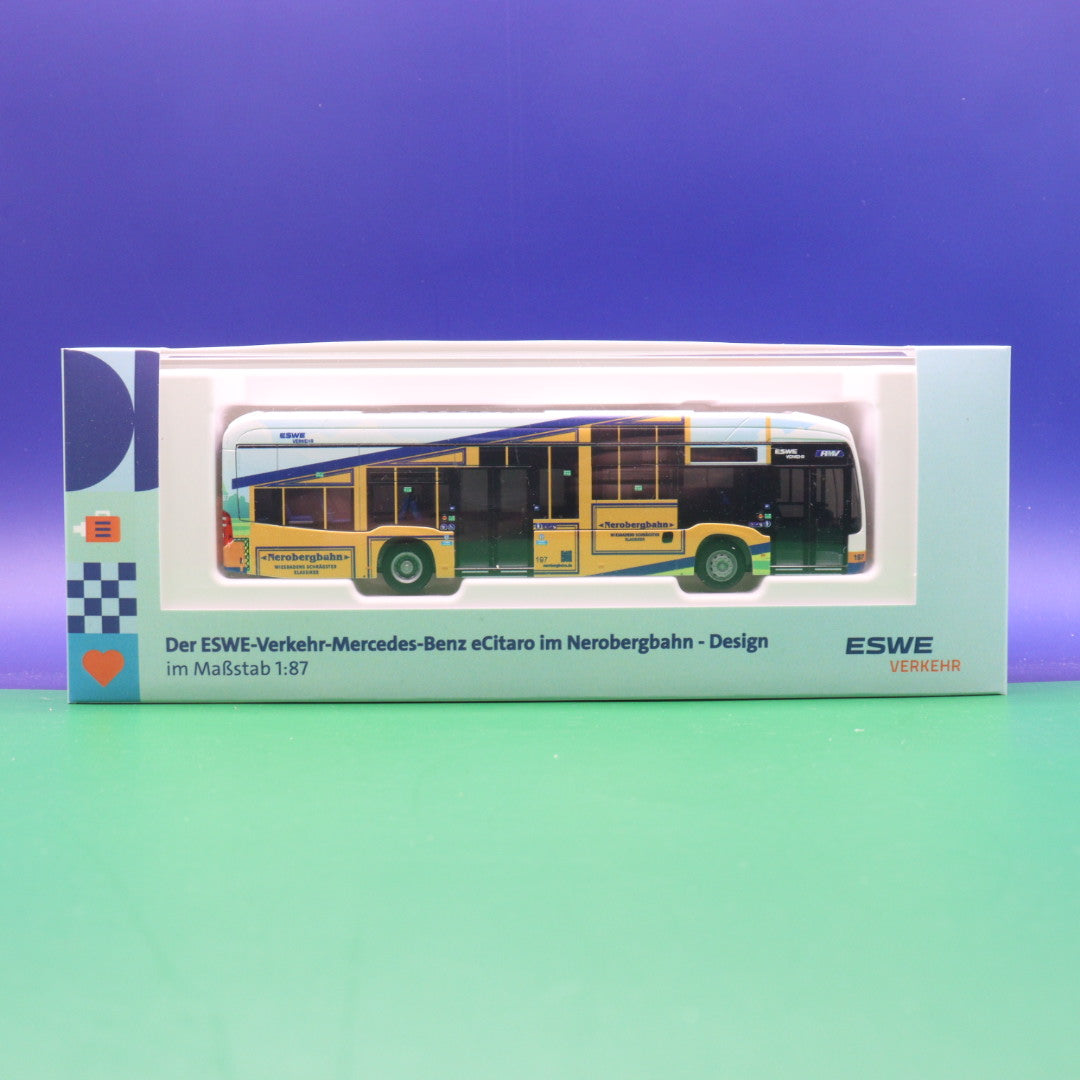 Mercedes Benz eCitaro - ESWE Wiesbaden - Nerobergbahn Design - Modellbus Rietze