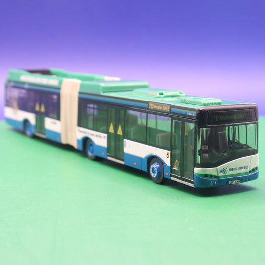 Solaris Urbino 18 Hybrid - MVV München - Umweltfreundlicher Hybrid Omnibus - Linie 210 Heuperlach Süd U S - VK Modellbus 11131