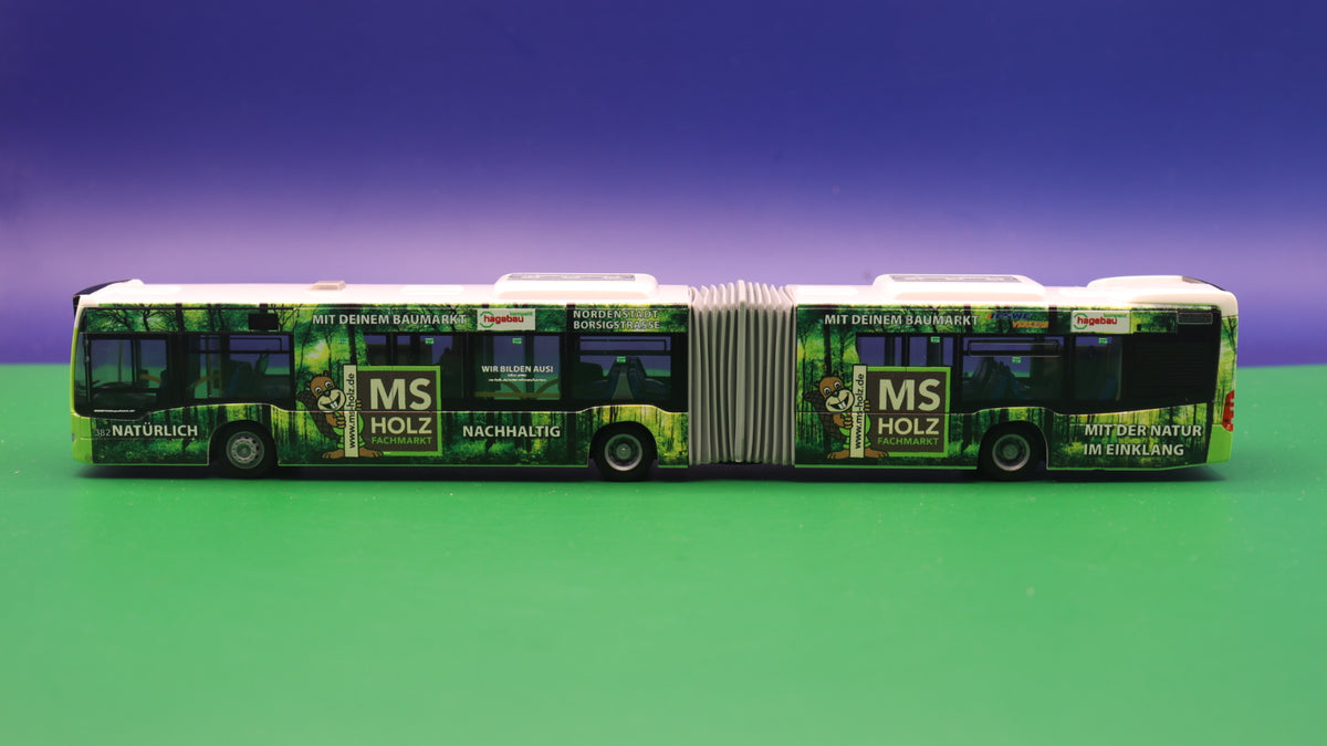 Mercedes Benz Citaro C2 G - ESWE - MS Holzfachmarkt Wiesbaden - Modellbus Rietze 73584