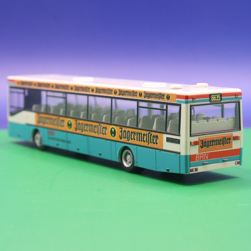 Mercedes Benz O405 - BRN - Jägermeister - Linie 6635 Alzey - Modellbus Rietze 77324 (OVP BESCHÄDIGT)