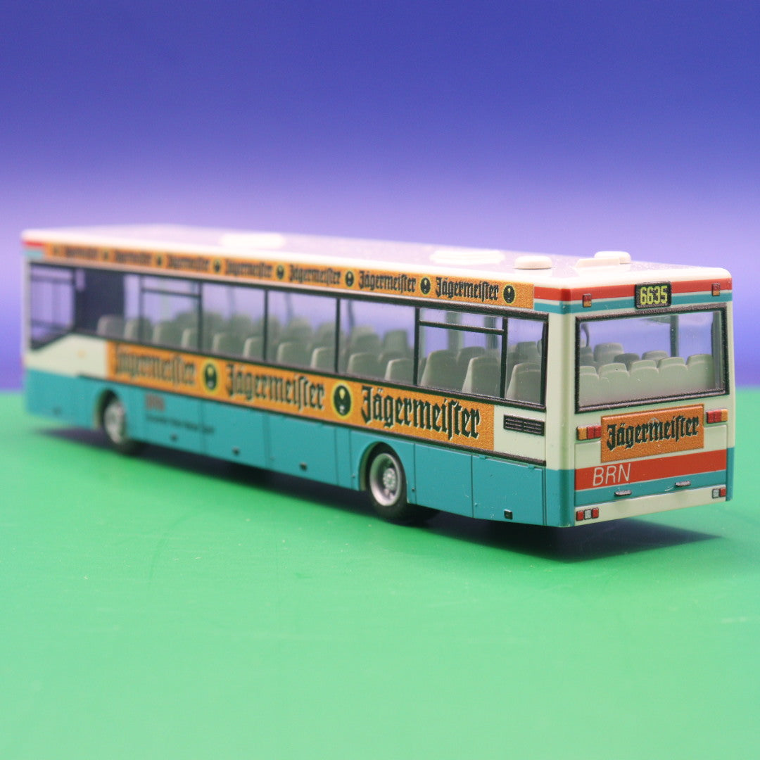 Mercedes Benz O405 - BRN - Jägermeister - Linie 6635 Alzey - Modellbus Rietze 77324 (OVP BESCHÄDIGT)