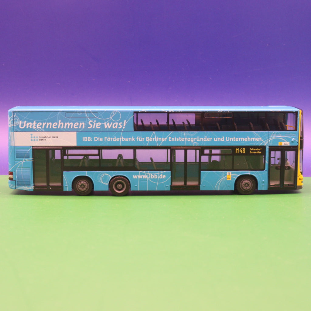 MAN Lions City A 39 DL 07 - BVG Berlin - ibb Förderbank - Modellbus Rietze 67716