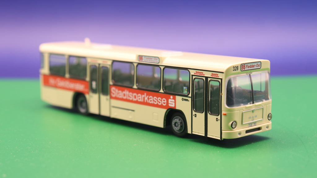 MAN SL 200 - Stadtwerke Osnabrück - Ihr Geldberater Stadtsparkasse - Modellbus Rietze 72308