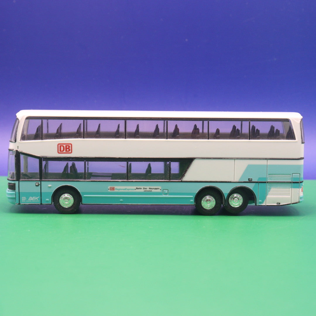 Setra S 228 DT - BEX, DB RegionalExpress - Berlin, Zoo, Neuruppin - Gebraucht, Ohne OVP - Modellbus Herpa
