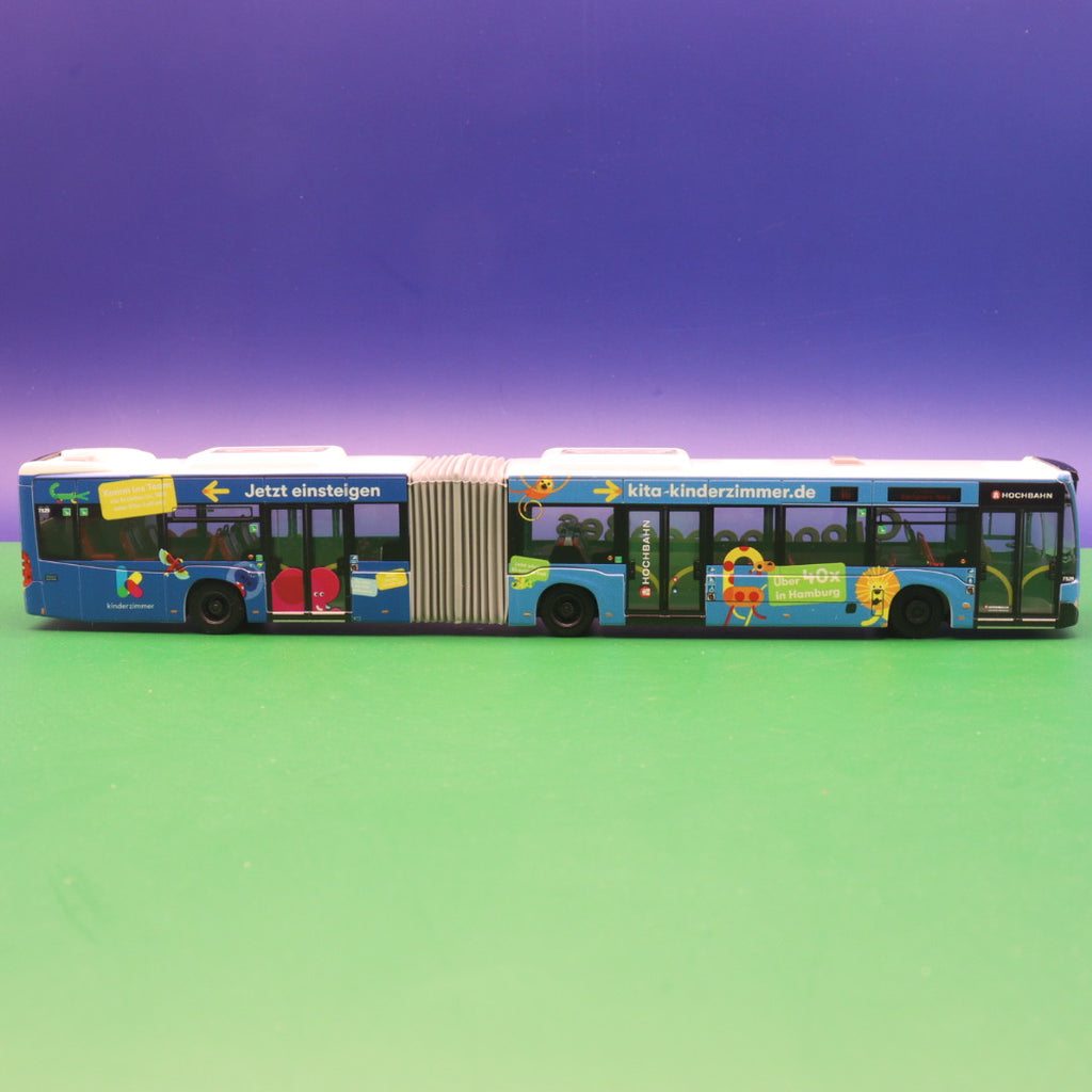Mercedes Benz Citaro C2 G - Hochbahn Hamburg - Kita Kinderzimmer Linie 16 - Modellbus Rietze 73586
