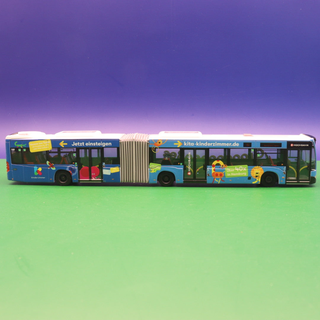 Mercedes Benz Citaro C2 G - Hochbahn Hamburg - Kita Kinderzimmer Linie 16 - Modellbus Rietze 73586