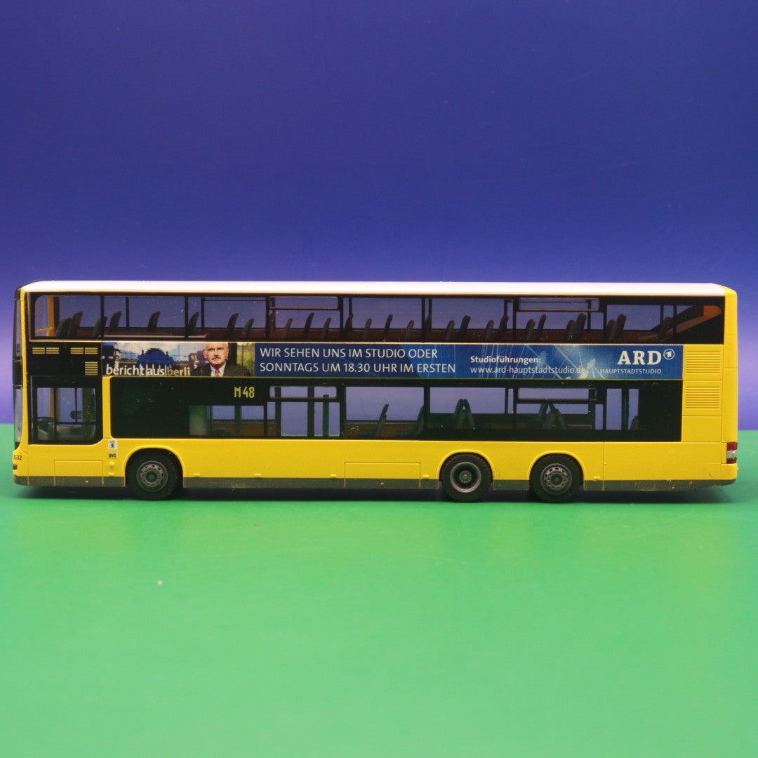 MAN Lions City DL 07 - BVG Berlin - ARD - Linie M48 S+U Bahnhof Alexanderplatz - Modellbus Rietze 67739