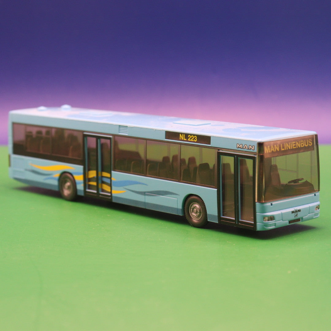 MAN NL 223 - Blau - Gebraucht, Ohne OVP - Modellbus Wiking