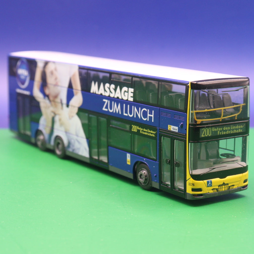 MAN Lions City A39 DL 07 - Nivea - Massage zum Lunch - Modellbus Rietze 67714