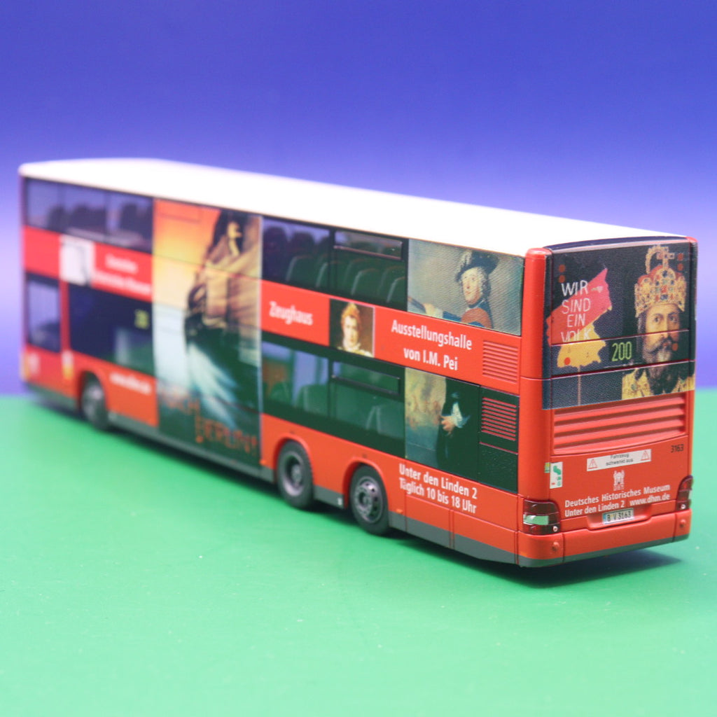 MAN Lions City DD DL 05 - BVG Berlin - Deutsches Historisches Museum - Modellbus Rietze 67327 (Erscheinungsjahr: 10/2009)