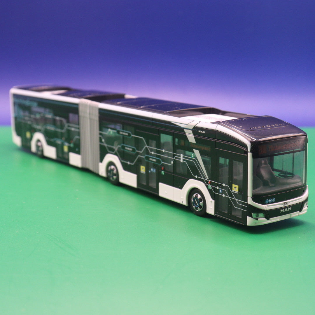MAN Lions City 18E - BVG Berlin - Testbus - Linie 200 Michelangelostr - Modellbus Rietze 76505