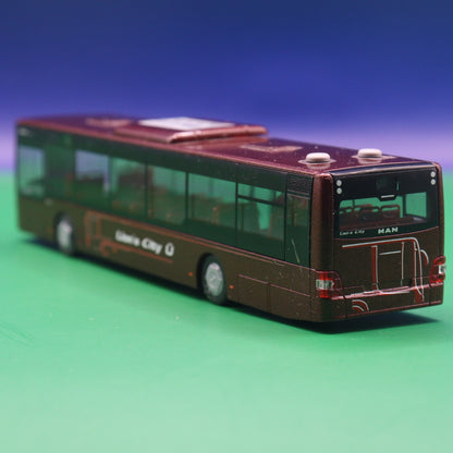 MAN Lions City Ü - Vorführdesign - Linie 16 Rathaus - Modellbus Rietze (Ohne OVP / Zurüstteile)