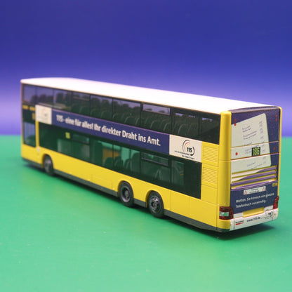 MAN Lions City DL - BVG Berlin - 115 Ihre Bündnisnummer  - Gebraucht - Modellbus Rietze 67740