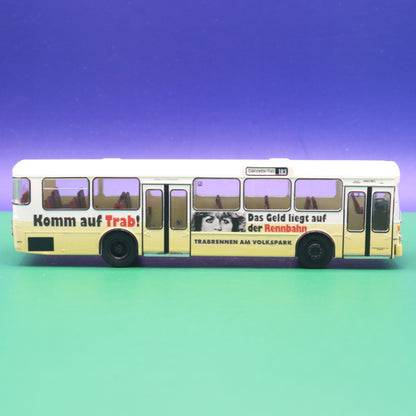 Mercedes Benz O305 - HHA Hamburg - Trabrennbahn - Volksbank - Modellbua Brekina 50811