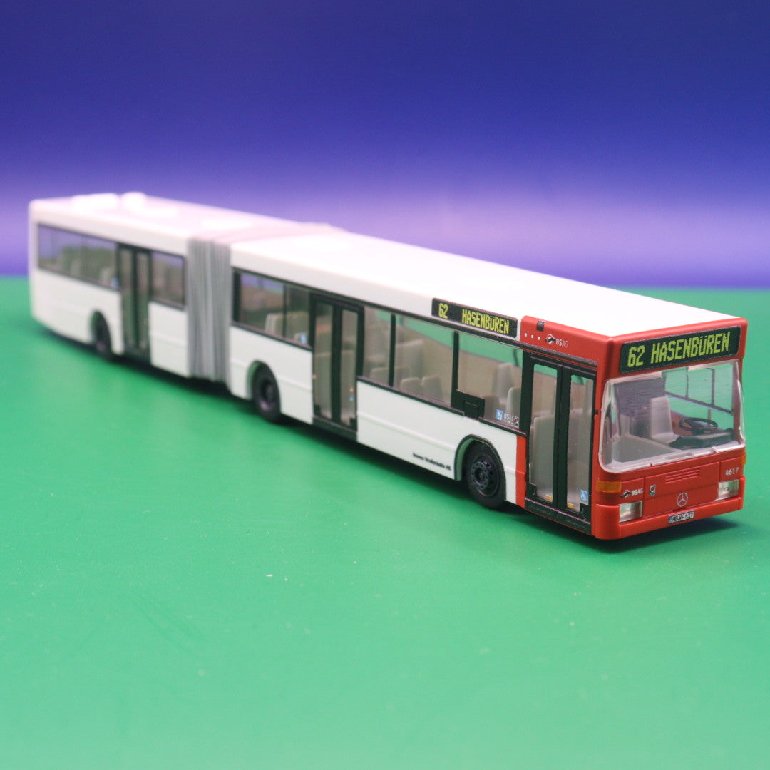 Mercedes Benz O405 GN2 - BSAG Bremen - Linie 62 Hasenbüren - Modellbus Rietze 76420