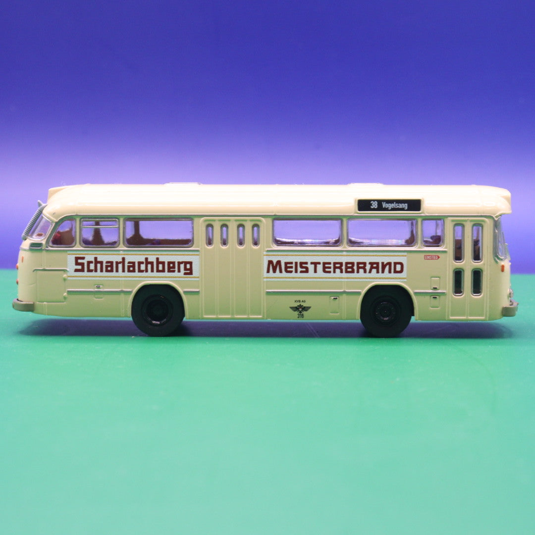 Magirus Saturn 2 - Scharlachberg Meisterbrand - Modellbus Brekina