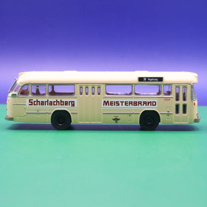Magirus Saturn 2 - Scharlachberg Meisterbrand - Modellbus Brekina