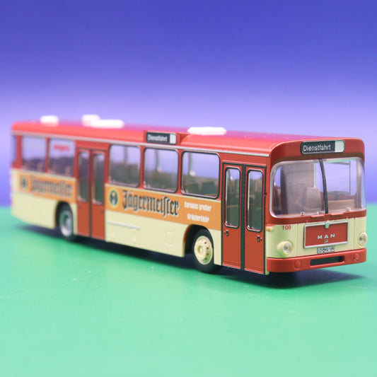MAN SL 200 - Jägermeister - Wupsi Leverkusen - Wagen 109 - Modellbus Rietze 72348