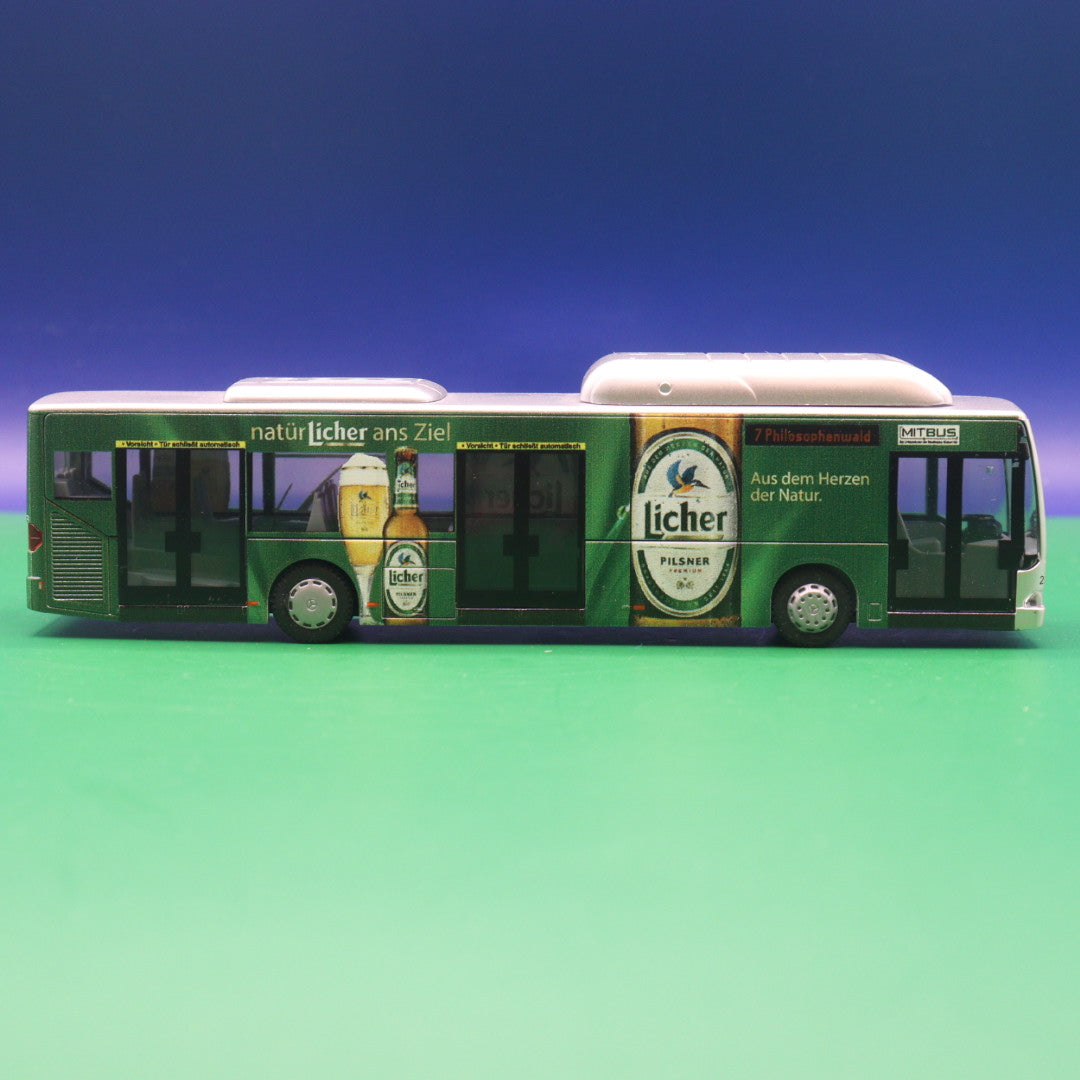 Mercedes Benz O530 Citaro CNG - Mit.Bus Gießen - Licher Pilsner Bier - Modellbus Rietze