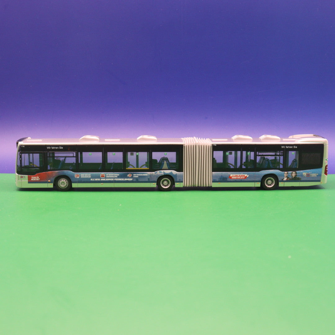 Mercedes Benz Citaro C2 G - VHH Hamburg Holstein - 150 Jahre Feuerwehr Hamburg - Modellbus Rietze 73683