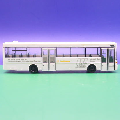Mercedes Benz O405 - Lufthansa - Köln Bonn Airport - Linie 670 Flughafen Köln Bonn - Modellbus Kembel (OVP BESCHÄDIGT (SPIEGEL FEHLEN))