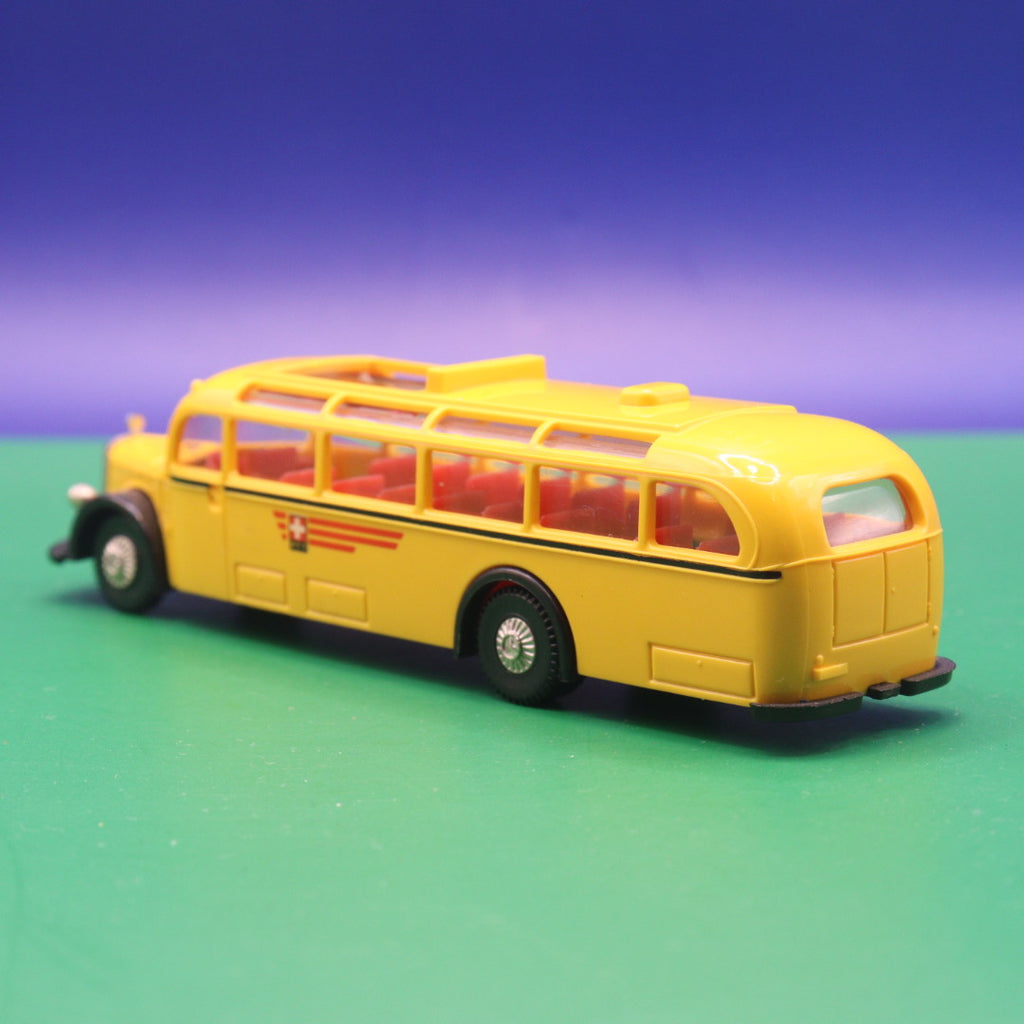Mercedes Benz O 5000 - PTT Postbus Schweiz - Gebraucht, Ohne OVP - Modellbus Brekina