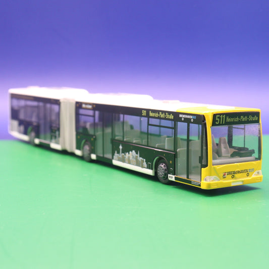 Mercedes Benz O530 Citaro G - Verkehrsbetriebe Bremerhaven Bus - Nachtlinie - Linie 511 Heinrich Plett Straße - Modellbus Rietze 67019