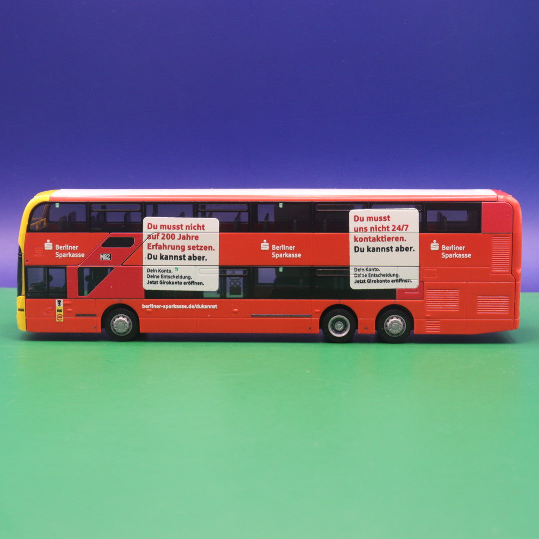 Alexander Denis Enviro 500 - BVG Berlin - Berliner Sparkasse - Modellbus Rietze 78014