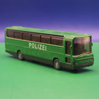 Mercedes Benz O 303 RHD - Polizei - Gebraucht, Ohne OVP - Modellbus Wiking