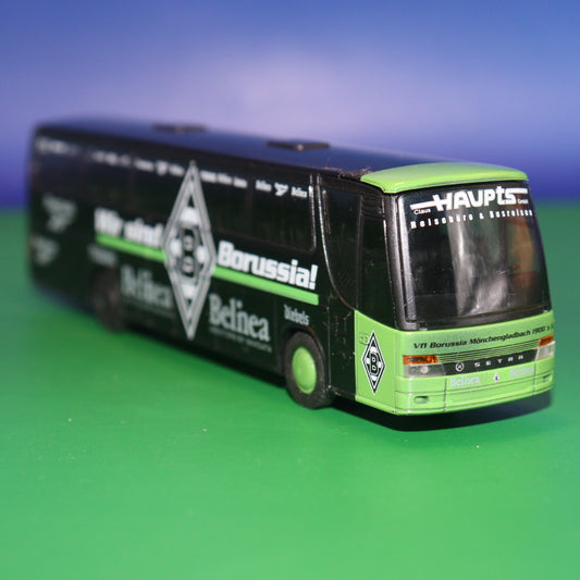 Setra S 315 HD - Wir sind Borussia Mönchengladbach - (Ohne OVP Ohne zurüstteile) Modellbus Rietze