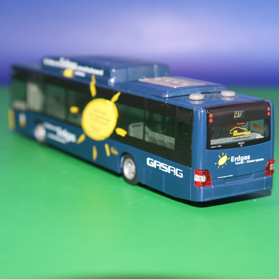 MAN Lions City CNG Erdgas - Gasag - Ohne Zurüstteille - Modellbus Rietze