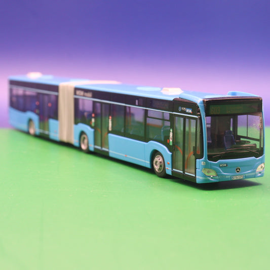 Mercedes Benz Citaro C2 G - WSW Wuppertal - Linie 603 Schulzentrum Süd Am Eckbusch - LIMITIERTE AUFLAGE 500 STÜCK - Modellbus Rietze 68807 - Erscheinungsjahr 12/2012
