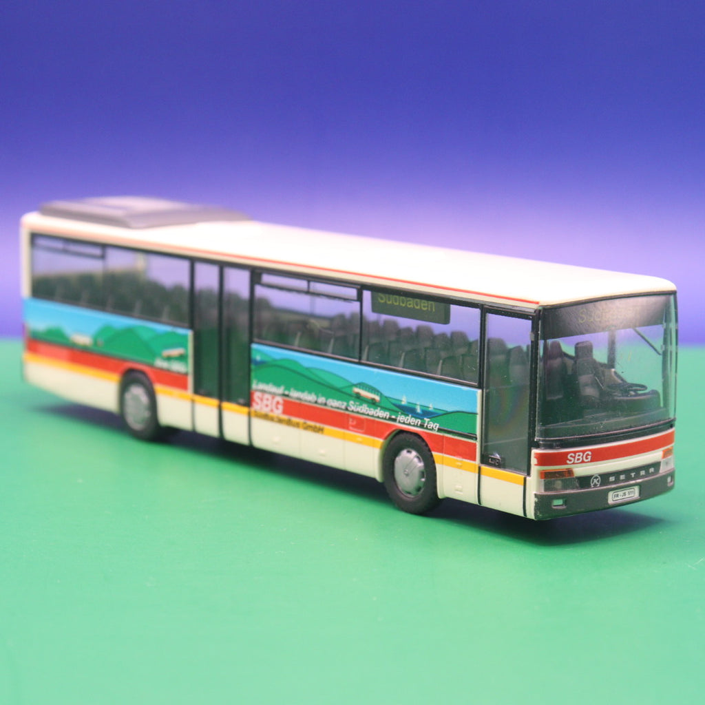 Setra S 315 UL - SBG Südbadenbus GmbH - Gebraucht, Ohne OVP - Modellbus Rietze