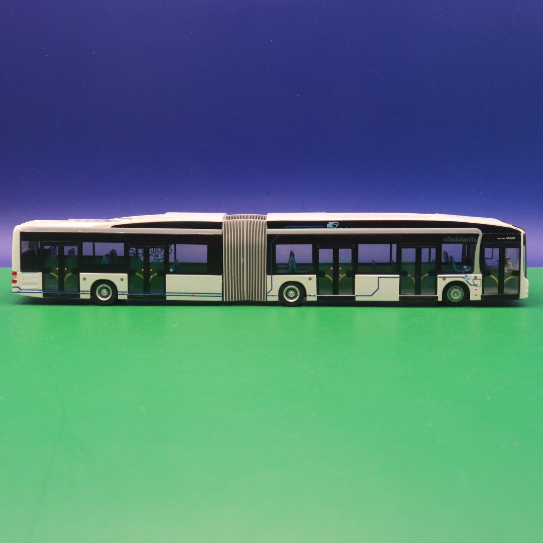 MAN Lions City GL E Bus - eModularity weiß - MAN Truck & Bus AG Sondermodell - Modellbus Rietze