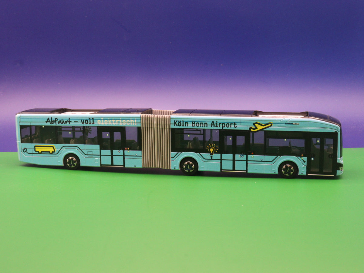 Rietze MAN Lions City 18 E, Cologne-Bonn Airport model bus 76509