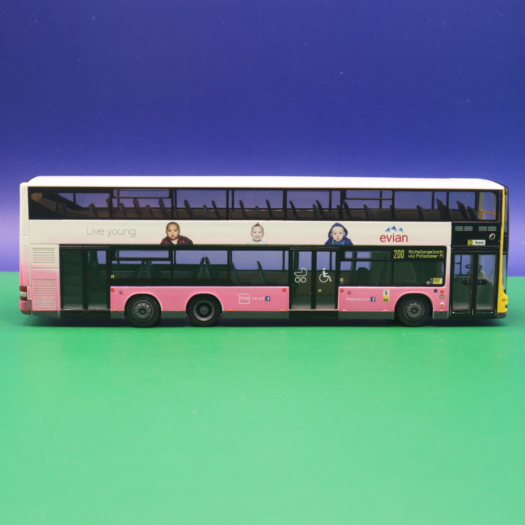 MAN Lions City DL - BVG Berlin - evian - Modellbus Rietze 67759