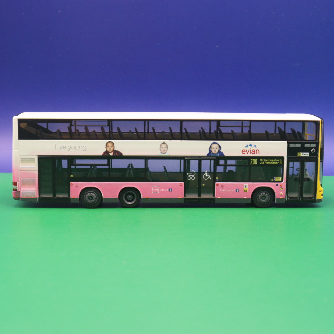 MAN Lions City DL - BVG Berlin - evian - Modellbus Rietze 67759