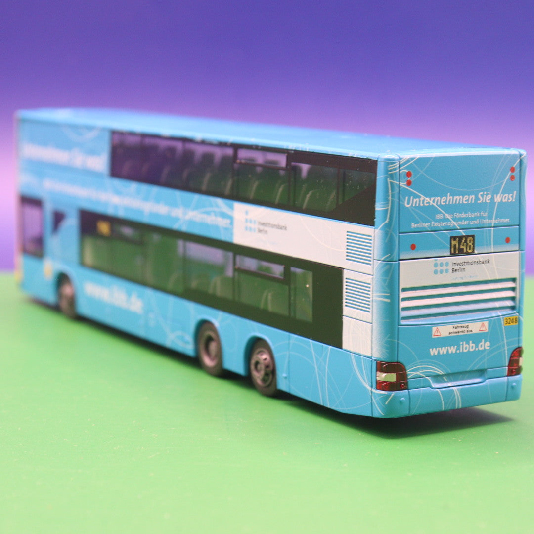 MAN Lions City A 39 DL 07 - BVG Berlin - ibb Förderbank - Modellbus Rietze 67716