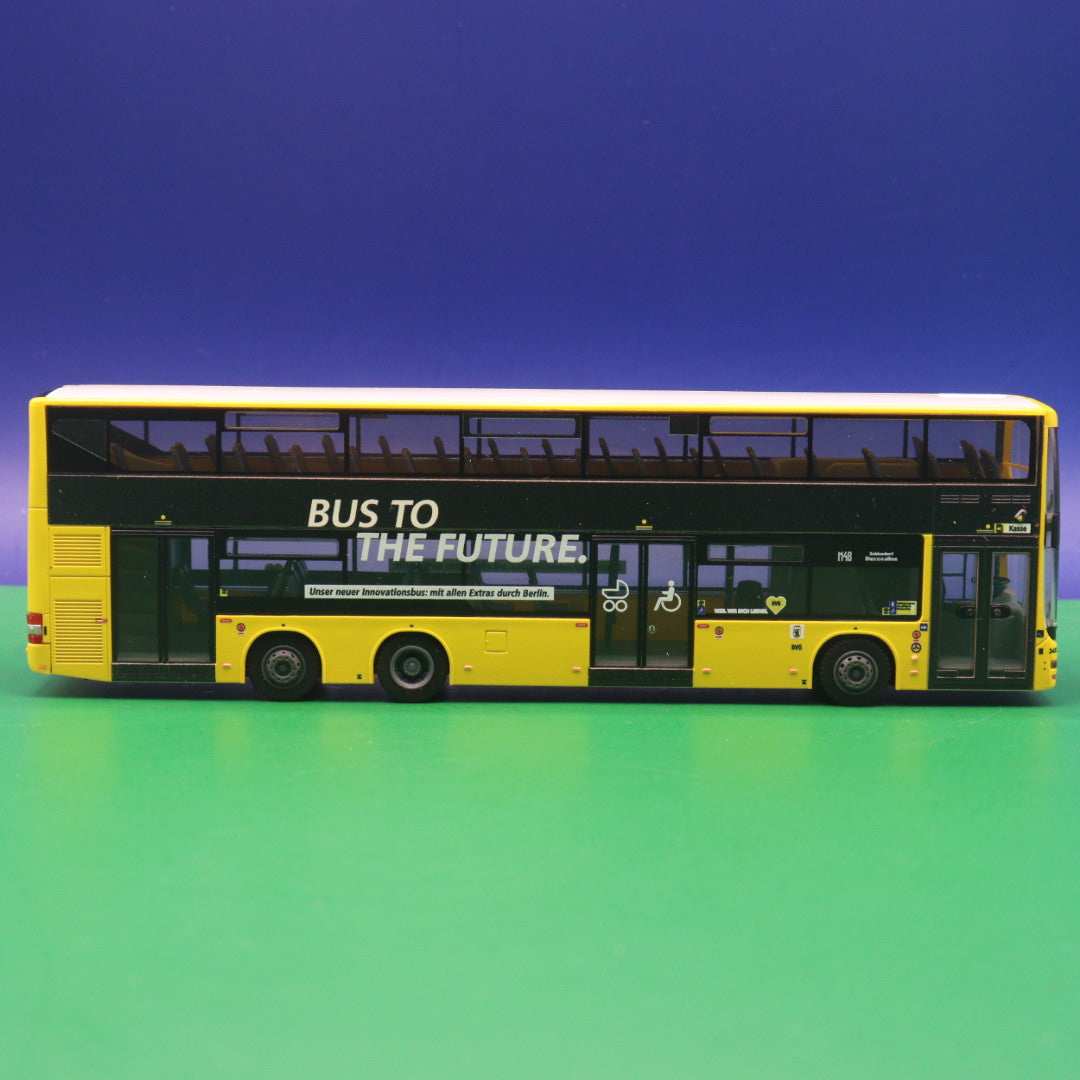 MAN DL07 - BVG Berlin - Bus to the Future - Linie M48 Zehlendorf Busseallee - Modellbus Rietze