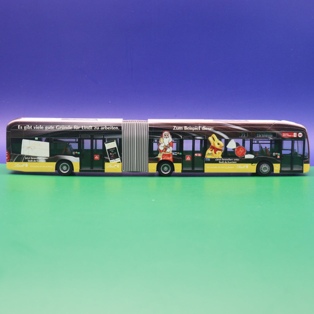 Mercedes Benz eCitaro G - Lindt Schokolade - ASEAG Aachen - Modellbus Rietze 77615