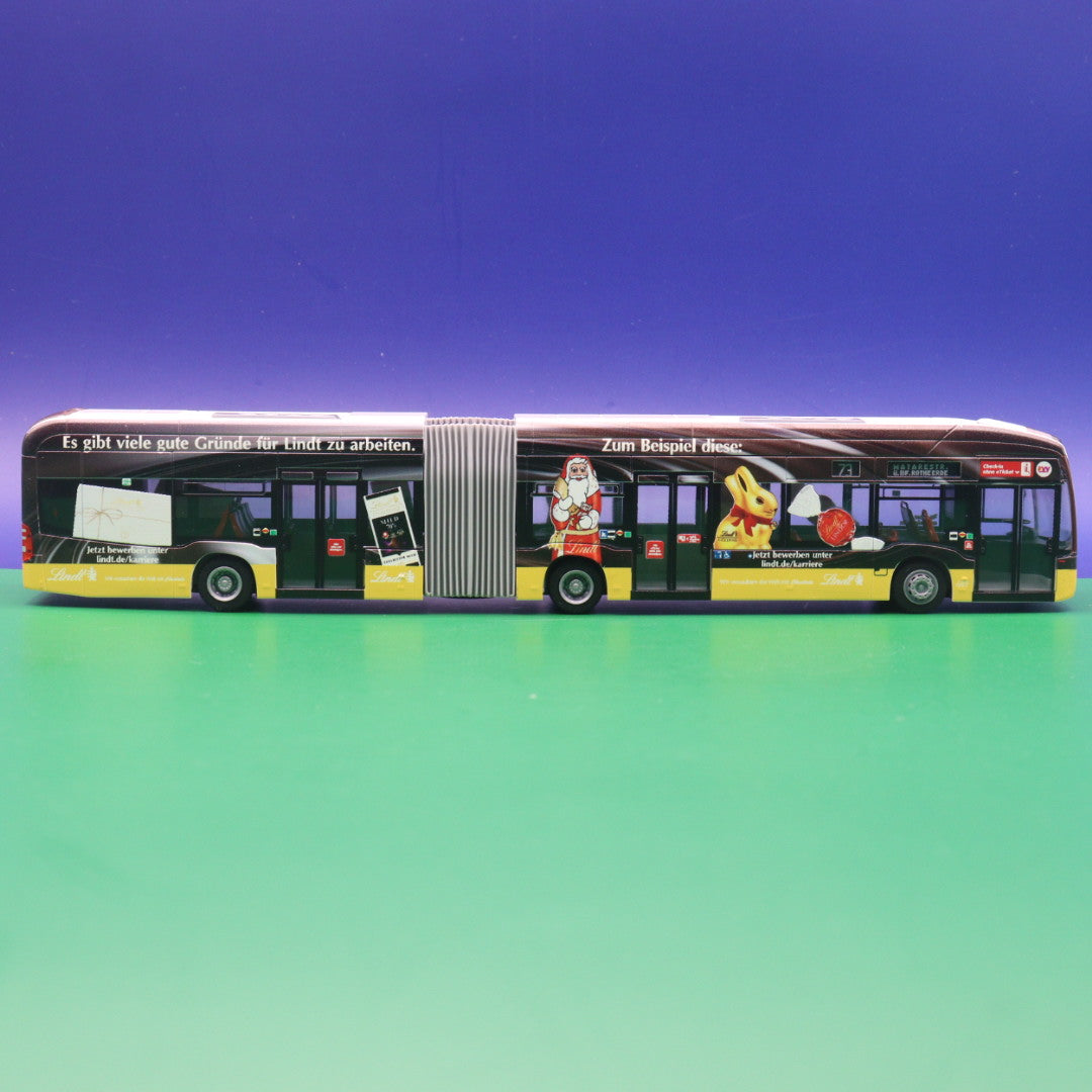 Mercedes Benz eCitaro G - Lindt Schokolade - ASEAG Aachen - Modellbus Rietze 77615