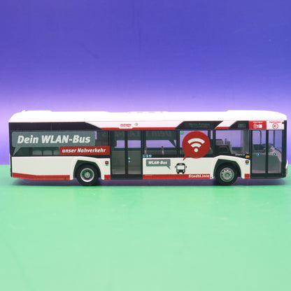 Solaris Urbino 12 - Stadtwerke Neuss - Dein WLAN Bus - Linie SB53 Neuss Pomona Moselstraße - Modellbus Rietze 73046